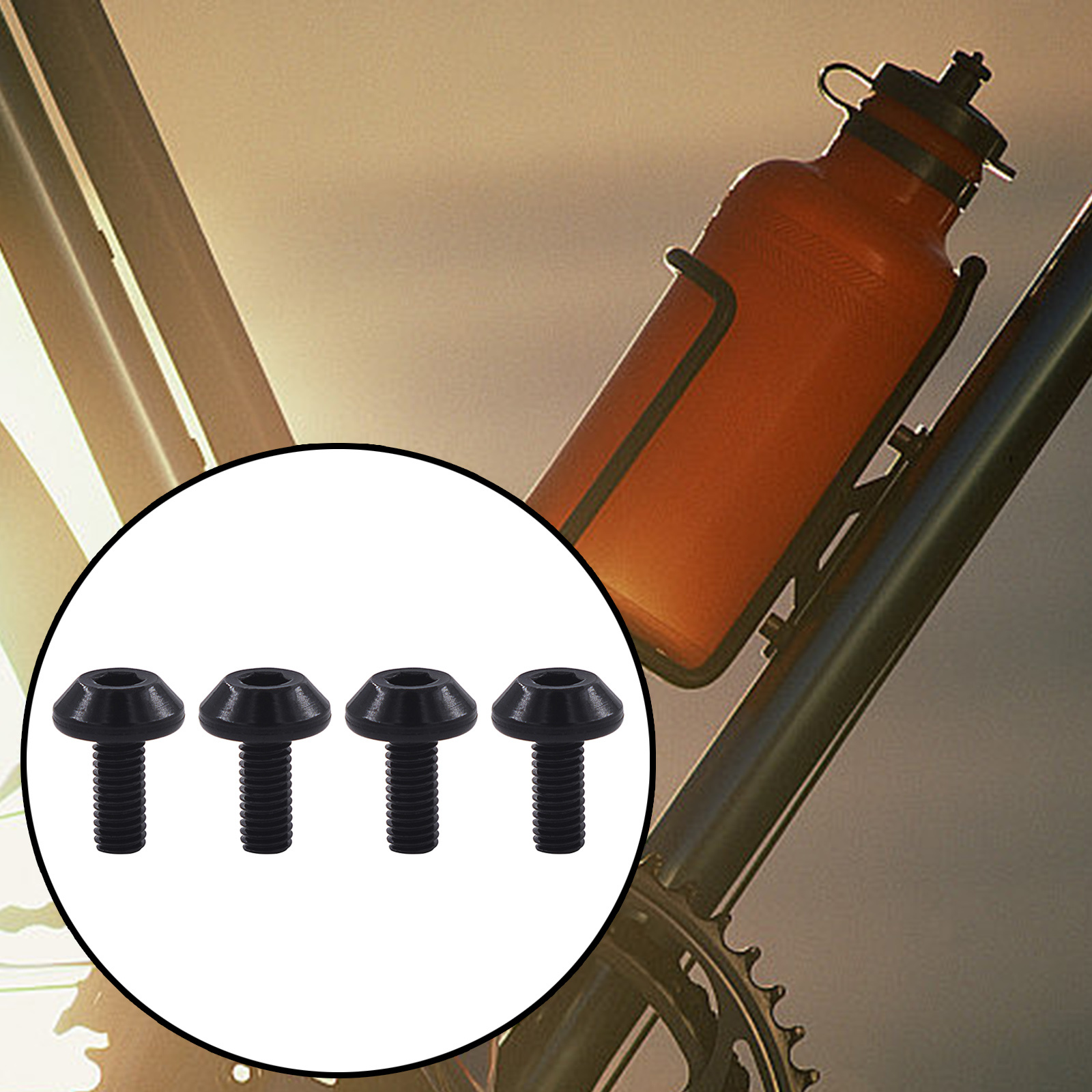 Mountain Biking Water Bottle - 4 pezzi portaborraccia per bicicletta bullone