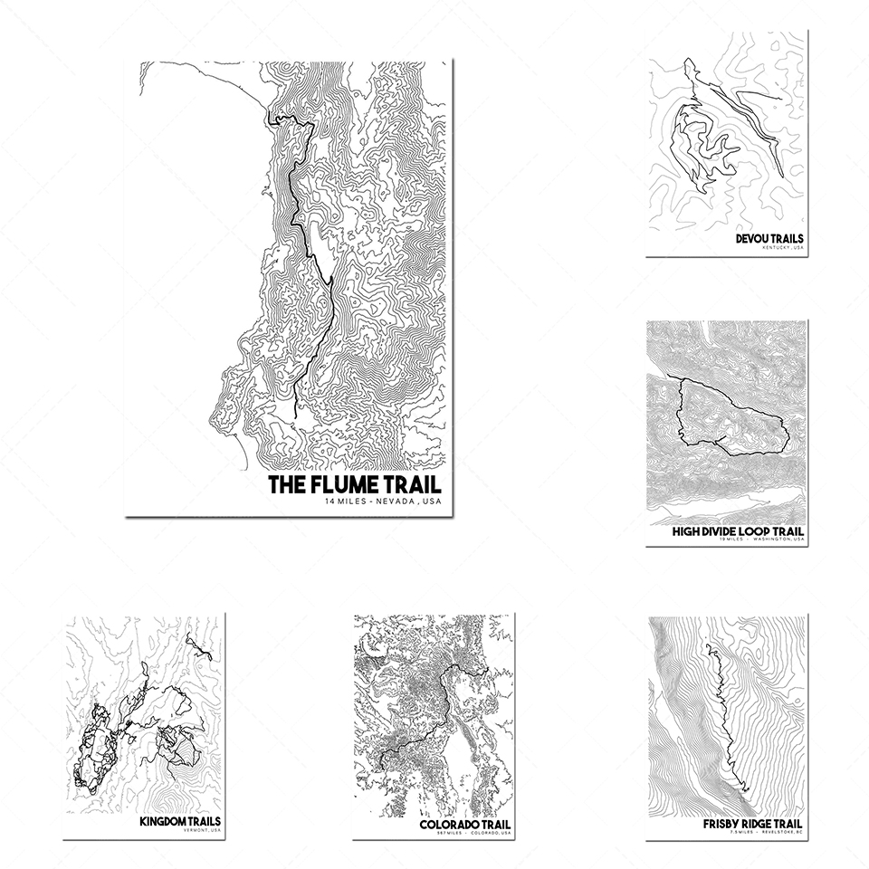 Mappa topografica Pinnacle Mou - Mountain Biking Arkansas recensione e prezzo